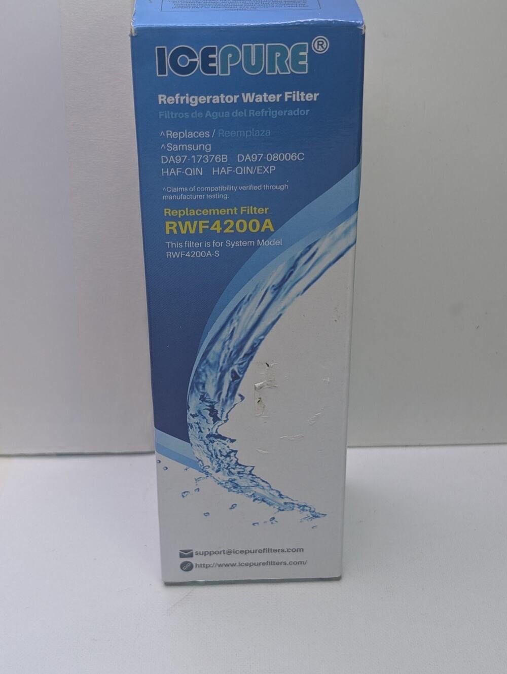 ICEPURE RWF4200A Refrigerator Water Filter Samsung DA97-17376B HAF-QIN Sealed